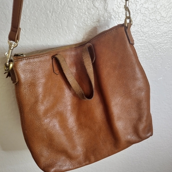 Madewell zip top small transporter crossbody tote - Picture 6 of 11